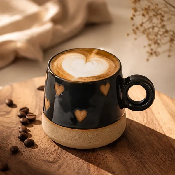 "Dil-Se" Matte Sand-Heart Artisan Mug