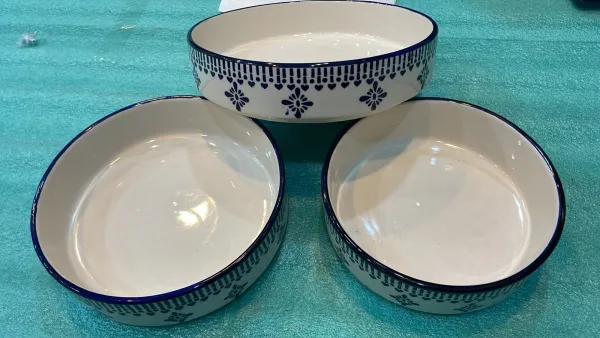 Artisan Heritage Serving Bowl Trio