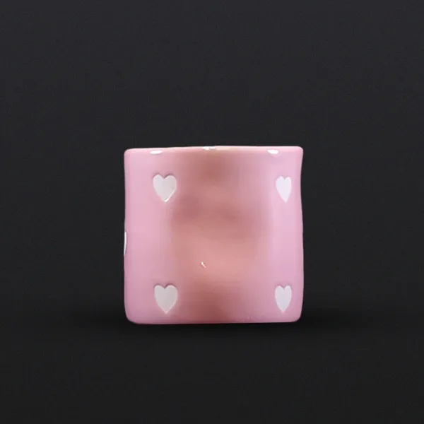 "Heart-Core" Ceramic Tumbler Glass hover