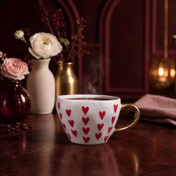 Gilded Heart Artisan Teacup hover