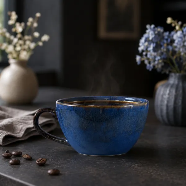 Midnight Azure Artisan Teacup