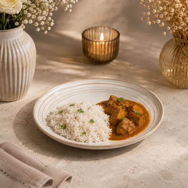 Aura Alabaster Ribbed Dinner Plate (27 cm) hover