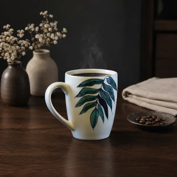 "Botanical Vine" Ceramic Studio Mug