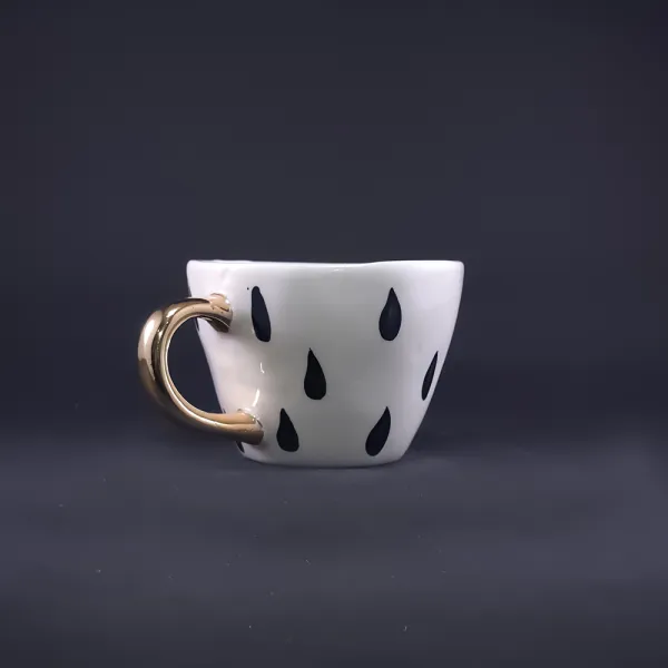 Midnight Droplet Artisan Teacup hover